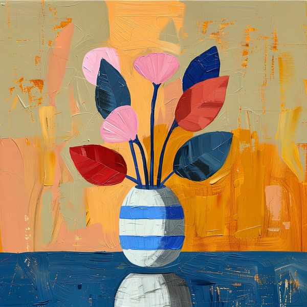 Vase Matisse inspired still life by Niklas Maximilian