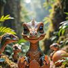 HATCHLINGS - Baby dinosaurs hatch from their eggs in the jungle by INFERAURUM