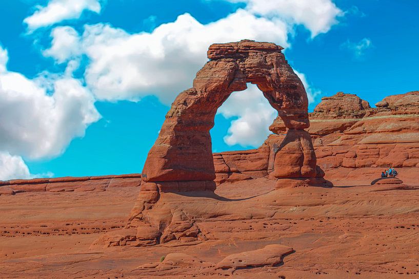 Arches Nationalpark, Utah USA. Delicate Arch, Zarter Bogen von Gert Hilbink