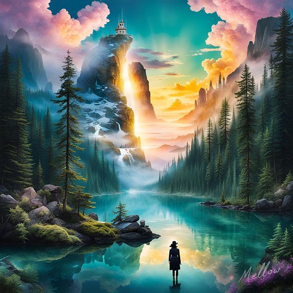 Silhouetted Illusions by Mellow Art