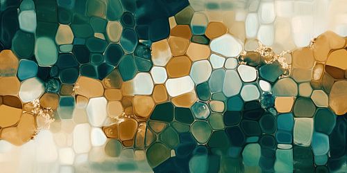 Abstrakt in Erdtönen