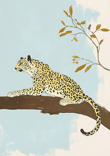 Luipaard - acrobaat in de takken