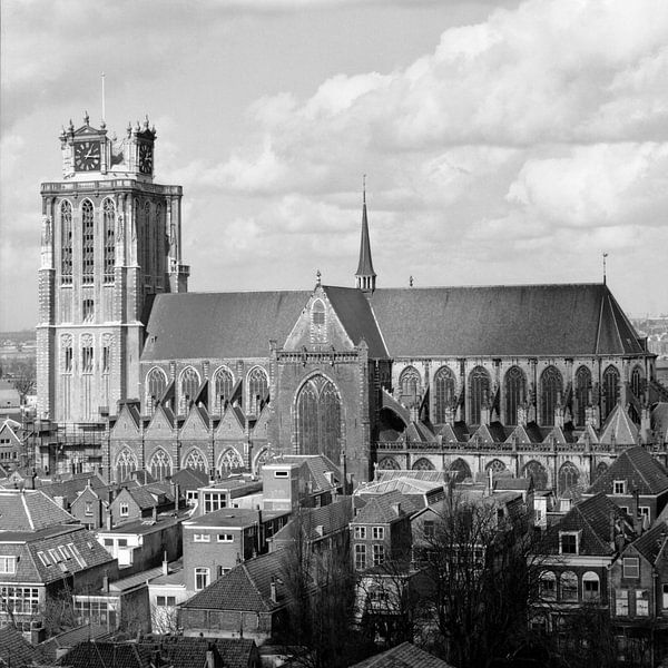 De Grote of Onze-Lieve-Vrouwekerk te Dordrecht van Dordrecht van Vroeger