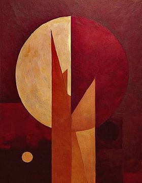 Abstract - Maansverduistering van GᎥรєlค Art Ŧ๏г Y๏ย