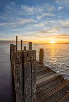 Hafen von Sil bei Sonnenaufgang