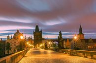Sunrise in Prague with the Charles Bridge by Henk Meijer Photography thumbnail