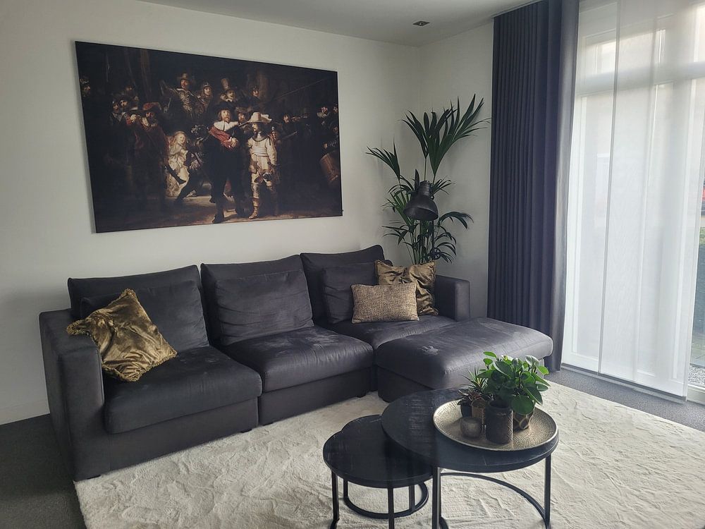 Uitsnede De Nachtwacht,Rembrandt van Rijn 