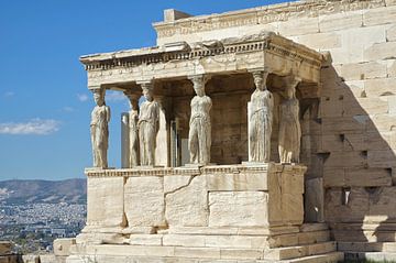 Het Erechtheion op de Akropolis van Athene van Berthold Werner