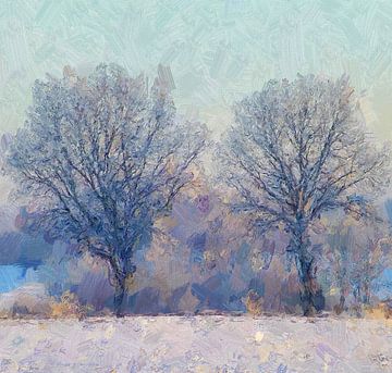 Winter trees by Kay Weber