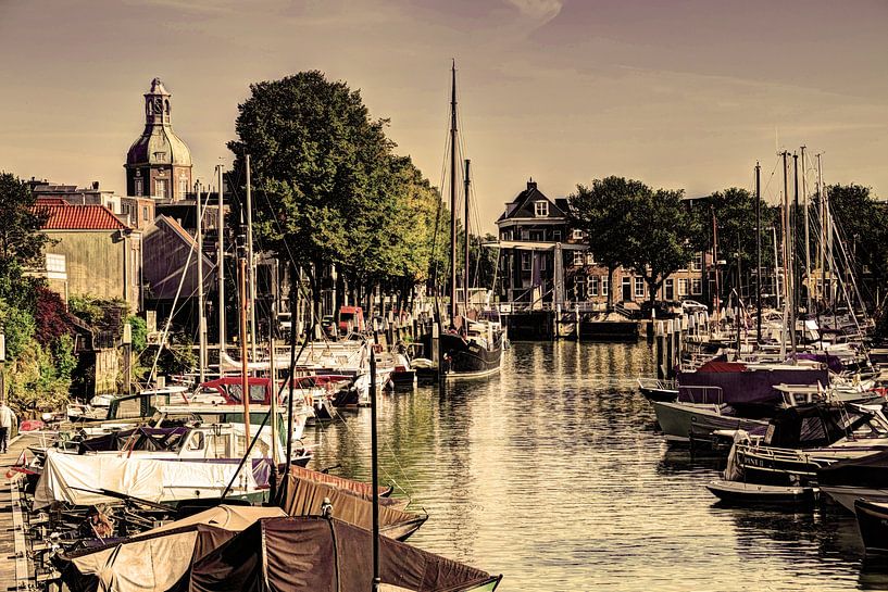 Port of Dordrecht Netherlands Old by Hendrik-Jan Kornelis