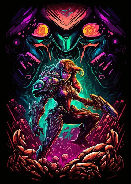 Neon Exterminatrix by hanzo afthar