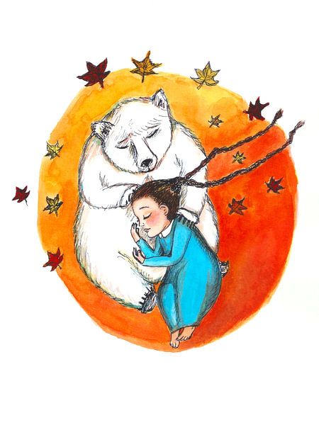 Emilie and the Bear by Karolina Grenczyk