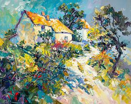 Fields | Impressionism by ARTEO Paintings