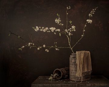Still life with flowers. Blossom. New Master. by Alie Ekkelenkamp