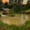 moulin à eau dans les Alpes sur Richard Driessen