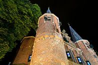Nachtaufnahme von Broederpoort in Kampen von Anton de Zeeuw Miniaturansicht