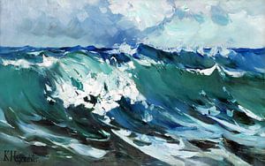 Schwere See, KARL HAGEMEISTER, Um 1913