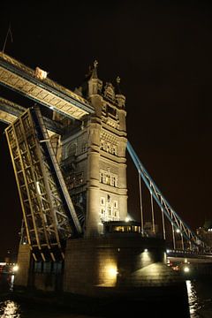 Part of the Tower Bridge in London by hajo van der veen