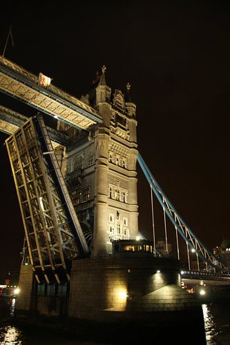 Part of the Tower Bridge in London