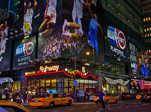 Time Square in New York;