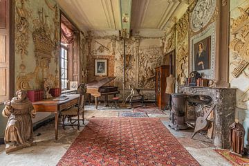 Magisches Zimmer in einem verlassenen Schloss - Urbex von Martijn Vereijken