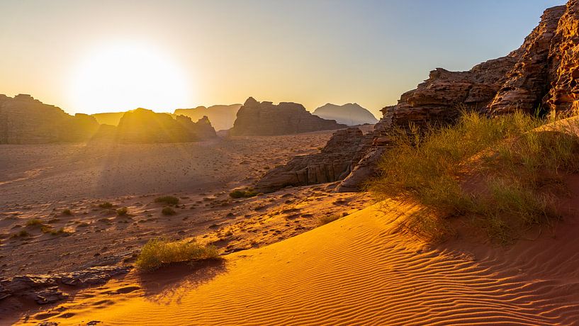 Sonnenaufgang in Wadi Rum, Jordanien von Jessica Lokker