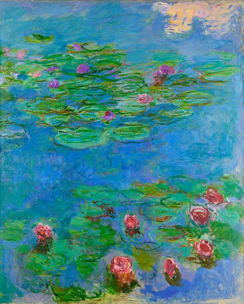Seerosen (Detail), Claude Monet von Meesterlijcke Meesters