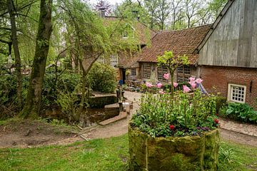 Moulin de Bels, la cour