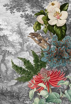 There's an Iguana in the Forest van Marja van den Hurk
