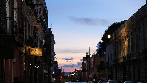 Straße, Valladolid, Yucatan, Mexiko