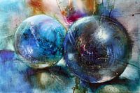 Blue marbles