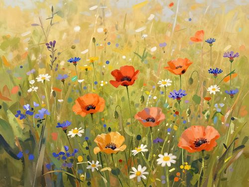 Wildblumenwiese – Impressionistische Naturszene