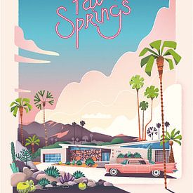 palm spring by Helga Kawailani