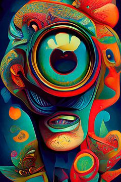 KI GOES ART - POP Art #3 von Nicole Holz