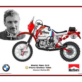 Marlboro BMW R80 G/S 1985 #101 Gaston Rahier Dakar van Adam's World