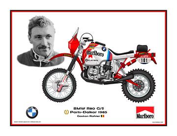 Marlboro BMW R80 G/S 1985 #101 Gaston Rahier Dakar