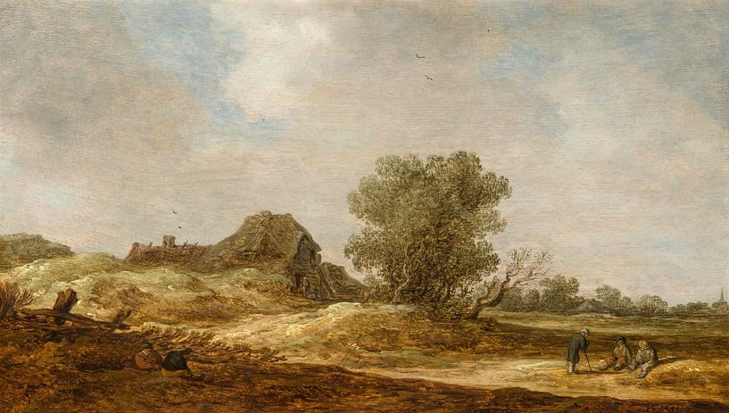 Peasant House in the Sand Dunes, Jan van Goyen by All the Masters