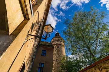 Vue sur les bâtiments historiques de la ville de Görlitz sur Rico Ködder