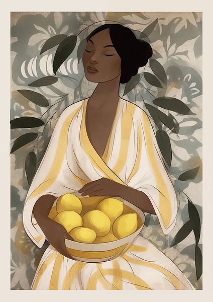 Citrus Garden Frau von Andreas Magnusson