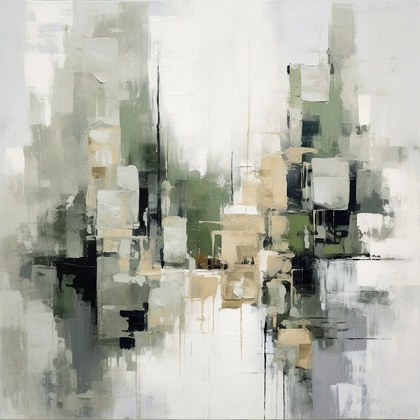 Grey-Green 53.80 by ARTEO Paintings