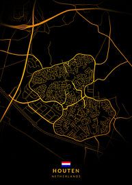 Houten Stadtplan von Kenda Maruyama