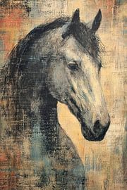 Horse | Proud Horse With Details by Abstract Painting