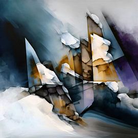 Winter Abstract by Jacky