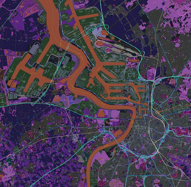 Antwerp, Map by Atelier Liesjes
