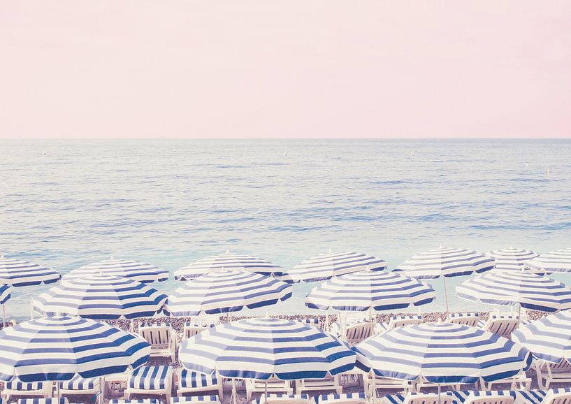 Rivieraumbrellapinkskyiso by Grace Digital Art Co