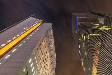 Rotterdam wolkenkrabbers van Dennisart Fotografie