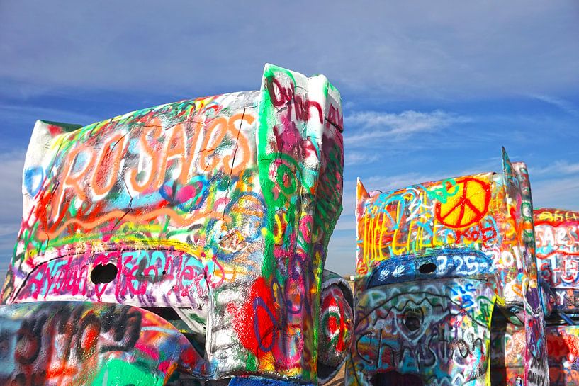 Cadillac Ranch, Amarillo TX by Tineke Visscher