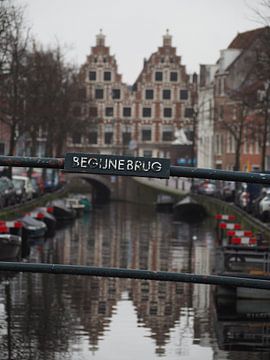 Brug in Haarlem van Ron Krijnen