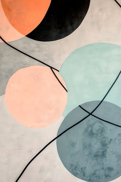 Abstracte geometrische vormen van Poster Art Shop