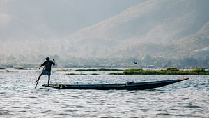 Die Fischer vom Inle See in Myanmar